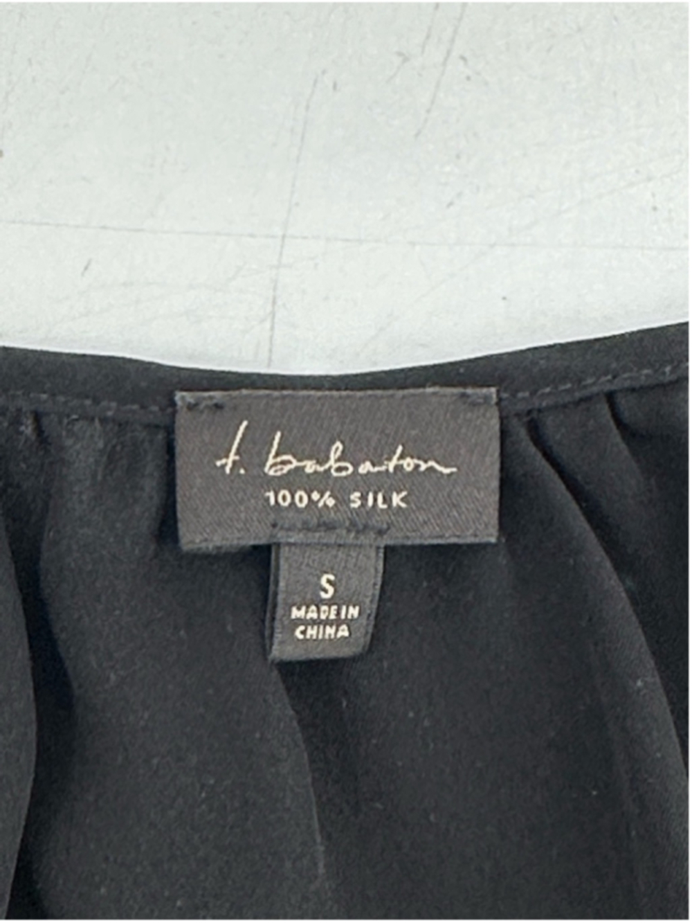 Aritzia Babaton silk tank top flowy y2k comfort elegance classic black sz sm - Picture 9 of 15
